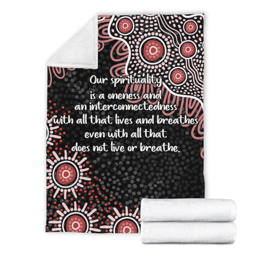 Australia Aboriginal Blanket - The More You Know The Less You Need Red Patterns Blanket Australia Aboriginal Blanket - The More You Know The Less You Need Red Patterns Blanket