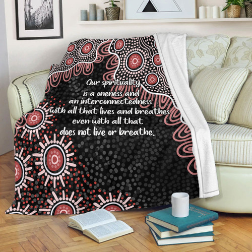 Australia Aboriginal Blanket - The More You Know The Less You Need Red Patterns Blanket Australia Aboriginal Blanket - The More You Know The Less You Need Red Patterns Blanket