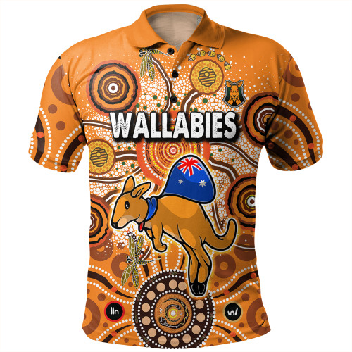 Australia Aboriginal Custom Polo Shirt - Dragonfly Flies Into Beehive And Snake Circle Polo Shirt