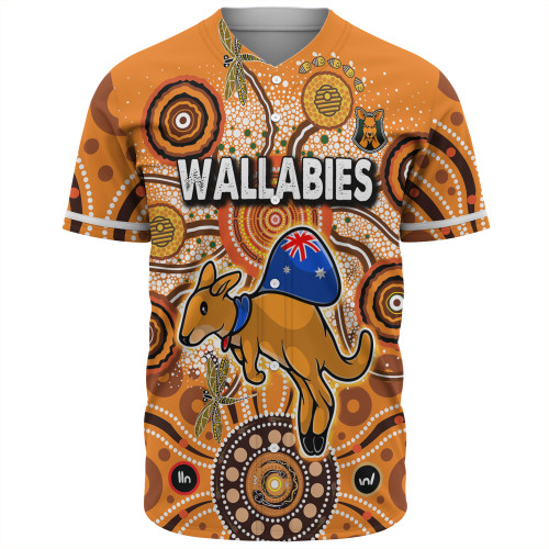 Australia Aboriginal Custom Baseball Shirt - Dragonfly Flies Into Beehive And Snake Circle Baseball Shirt