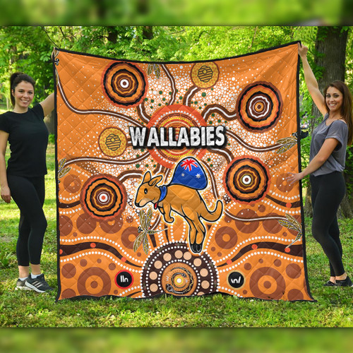 Australia Aboriginal Custom Quilt - Dragonfly Flies Into Beehive And Snake Circle Quilt Australia Aboriginal Custom Quilt - Dragonfly Flies Into Beehive And Snake Circle Quilt