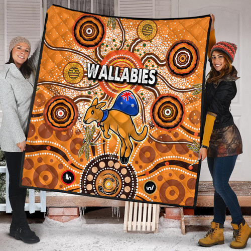 Australia Aboriginal Custom Quilt - Dragonfly Flies Into Beehive And Snake Circle Quilt Australia Aboriginal Custom Quilt - Dragonfly Flies Into Beehive And Snake Circle Quilt