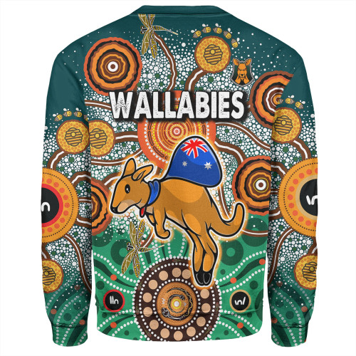 Australia Aboriginal Custom Sweatshirt - Dragonfly Flies Into Beehive And Snake Circle 2 Sweatshirt