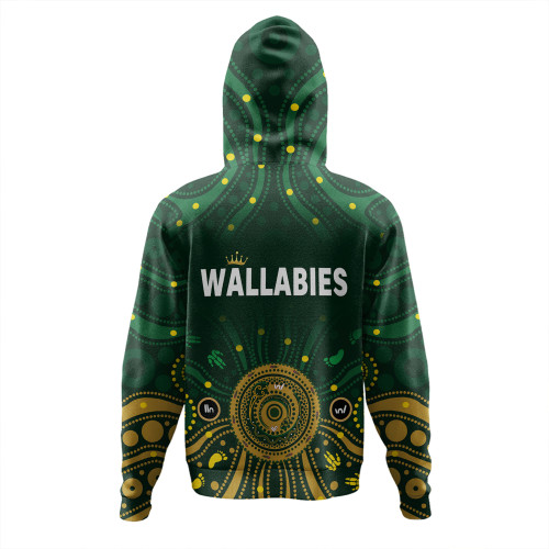 Australia Aboriginal Custom Hoodie - Snake Circle And Symbols With Aboriginal Style Hoodie