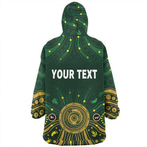 Australia Aboriginal Custom Snug Hoodie - Snake Circle And Symbols With Aboriginal Style Snug Hoodie Australia Aboriginal Custom Snug Hoodie - Snake Circle And Symbols With Aboriginal Style Snug Hoodie