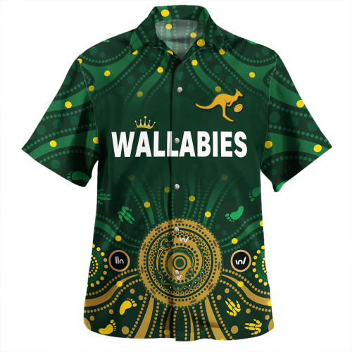 Australia Aboriginal Custom Hawaiian Shirt - Snake Circle And Symbols With Aboriginal Style Hawaiian Shirt