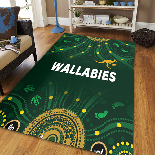 Australia Aboriginal Custom Area Rug - Snake Circle And Symbols With Aboriginal Style Area Rug