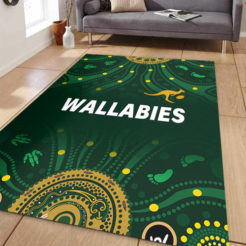 Australia Aboriginal Custom Area Rug - Snake Circle And Symbols With Aboriginal Style Area Rug