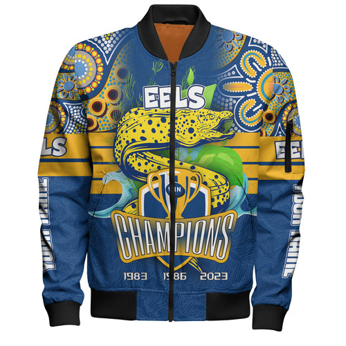 Parramatta Eels Sport Bomber Jacket - Custom Talent Win Games But Teamwork And Intelligence Win Championships With Aboriginal Style