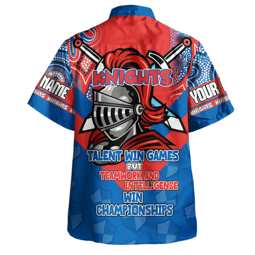 Newcastle Knights Sport Hawaiian Shirt - Custom Talent Win Games But Teamwork And Intelligence Win Championships With Aboriginal Style Newcastle Knights Sport Hawaiian Shirt - Custom Talent Win Games But Teamwork And Intelligence Win Championships With Aboriginal Style