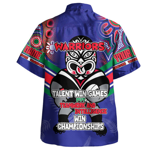 New Zealand Warriors Sport Hawaiian Shirt - Custom Talent Win Games But Teamwork And Intelligence Win Championships With Aboriginal Style New Zealand Warriors Sport Hawaiian Shirt - Custom Talent Win Games But Teamwork And Intelligence Win Championships With Aboriginal Style