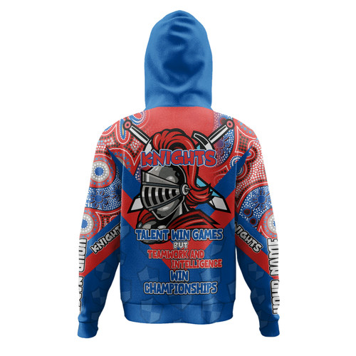 Newcastle Knights Sport Hoodie - Custom Talent Win Games But Teamwork And Intelligence Win Championships With Aboriginal Style Newcastle Knights Sport Hoodie - Custom Talent Win Games But Teamwork And Intelligence Win Championships With Aboriginal Style