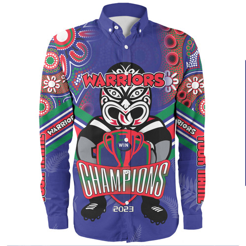 New Zealand Warriors Sport Long Sleeve Shirt - Custom Talent Win Games But Teamwork And Intelligence Win Championships With Aboriginal Style