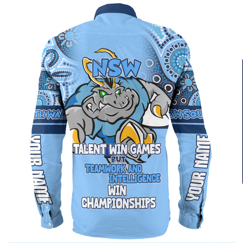 Cockroach Sport Long Sleeve Shirt - Custom Talent Win Games But Teamwork And Intelligence Win Championships With Aboriginal Style
