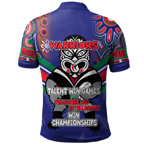 New Zealand Warriors Sport Polo Shirt - Custom Talent Win Games But Teamwork And Intelligence Win Championships With Aboriginal Style New Zealand Warriors Sport Polo Shirt - Custom Talent Win Games But Teamwork And Intelligence Win Championships With Aboriginal Style