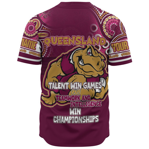 Cane Toads Sport Baseball Shirt - Custom Talent Win Games But Teamwork And Intelligence Win Championships With Aboriginal Style