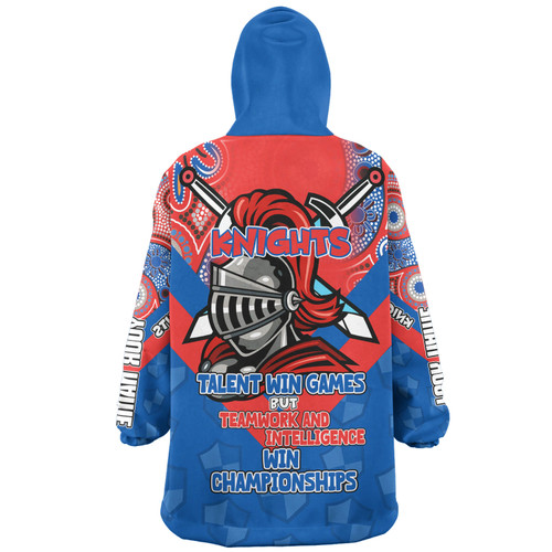 Newcastle Knights Sport Snug Hoodie - Custom Talent Win Games But Teamwork And Intelligence Win Championships With Aboriginal Style Newcastle Knights Sport Snug Hoodie - Custom Talent Win Games But Teamwork And Intelligence Win Championships With Aboriginal Style