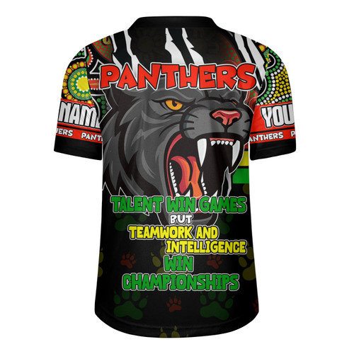 Penrith Panthers Rugby Jersey - Custom Talent Win Games But Teamwork And Intelligence Win Championships With Aboriginal Style