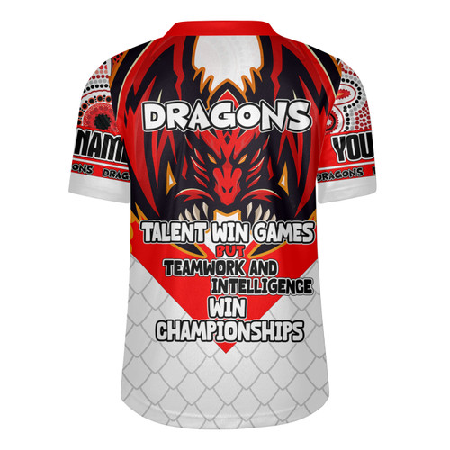 St. George Illawarra Dragons Jersey - Custom Talent Win Games But Teamwork And Intelligence Win Championships With Aboriginal Style St. George Illawarra Dragons Jersey - Custom Talent Win Games But Teamwork And Intelligence Win Championships With Aboriginal Style