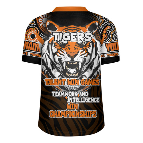 Wests Tigers Jersey - Custom Talent Win Games But Teamwork And Intelligence Win Championships With Aboriginal Style Wests Tigers Jersey - Custom Talent Win Games But Teamwork And Intelligence Win Championships With Aboriginal Style