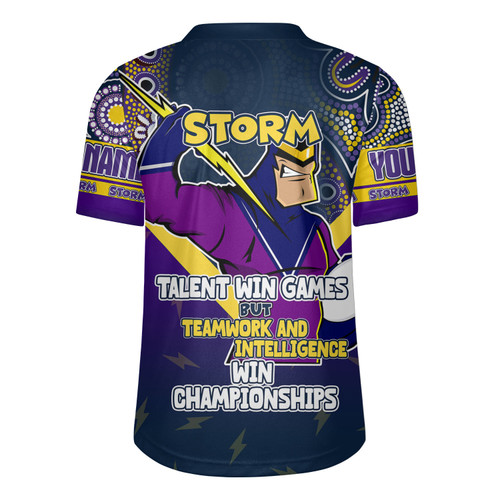 Melbourne Storm Jersey - Custom Talent Win Games But Teamwork And Intelligence Win Championships With Aboriginal Style Melbourne Storm Jersey - Custom Talent Win Games But Teamwork And Intelligence Win Championships With Aboriginal Style