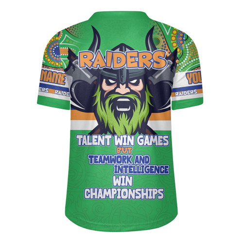 Canberra Raiders Rugby Jersey - Custom Talent Win Games But Teamwork And Intelligence Win Championships With Aboriginal Style Canberra Raiders Rugby Jersey - Custom Talent Win Games But Teamwork And Intelligence Win Championships With Aboriginal Style