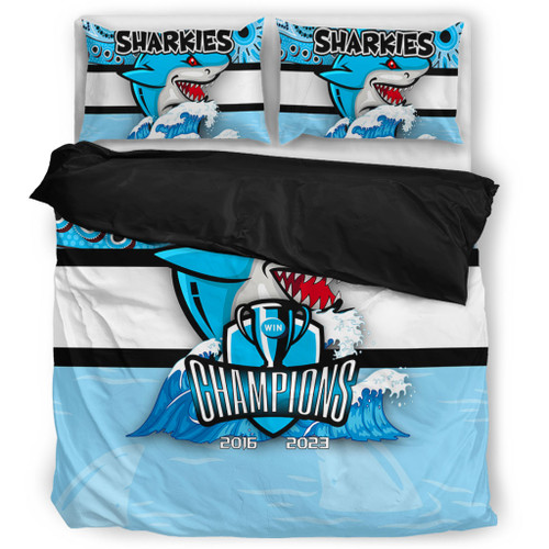 Cronulla-Sutherland Sharks Bedding Set Talent Win Games But Teamwork And Intelligence Win Championships With Aboriginal Style Cronulla-Sutherland Sharks Bedding Set Talent Win Games But Teamwork And Intelligence Win Championships With Aboriginal Style