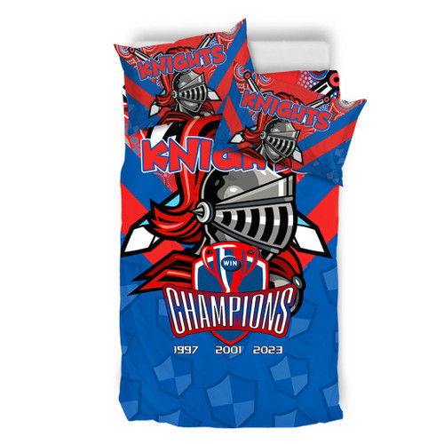Newcastle Knights Bedding Set Talent Win Games But Teamwork And Intelligence Win Championships With Aboriginal Style Newcastle Knights Bedding Set Talent Win Games But Teamwork And Intelligence Win Championships With Aboriginal Style