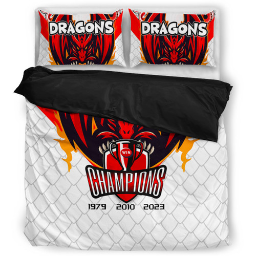 St. George Illawarra Dragons Bedding Set Talent Win Games But Teamwork And Intelligence Win Championships With Aboriginal Style St. George Illawarra Dragons Bedding Set Talent Win Games But Teamwork And Intelligence Win Championships With Aboriginal Style
