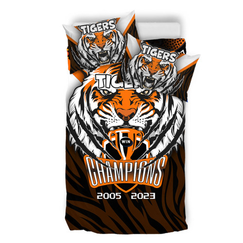 Wests Tigers Bedding Set Talent Win Games But Teamwork And Intelligence Win Championships With Aboriginal Style Wests Tigers Bedding Set Talent Win Games But Teamwork And Intelligence Win Championships With Aboriginal Style