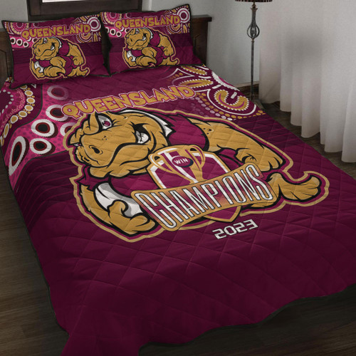 Cane Toads Quilt Bed Set Talent Win Games But Teamwork And Intelligence Win Championships With Aboriginal Style