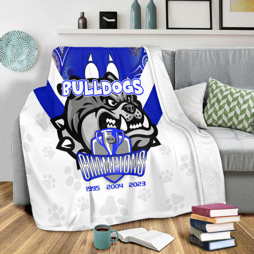 Canterbury-Bankstown Bulldogs Premium Blanket Talent Win Games But Teamwork And Intelligence Win Championships With Aboriginal Style Canterbury-Bankstown Bulldogs Premium Blanket Talent Win Games But Teamwork And Intelligence Win Championships With Aboriginal Style