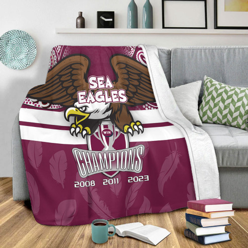 Manly Warringah Sea Eagles Premium Blanket Talent Win Games But Teamwork And Intelligence Win Championships With Aboriginal Style Manly Warringah Sea Eagles Premium Blanket Talent Win Games But Teamwork And Intelligence Win Championships With Aboriginal Style