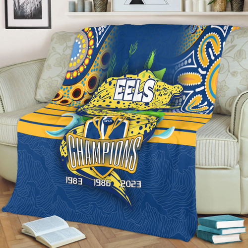 Parramatta Eels Premium Blanket Talent Win Games But Teamwork And Intelligence Win Championships With Aboriginal Style