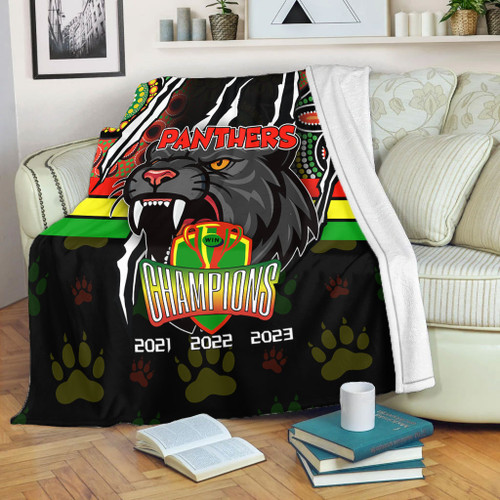 Penrith Panthers Premium Blanket Talent Win Games But Teamwork And Intelligence Win Championships With Aboriginal Style Penrith Panthers Premium Blanket Talent Win Games But Teamwork And Intelligence Win Championships With Aboriginal Style