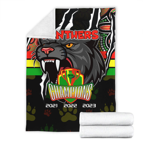 Penrith Panthers Premium Blanket Talent Win Games But Teamwork And Intelligence Win Championships With Aboriginal Style Penrith Panthers Premium Blanket Talent Win Games But Teamwork And Intelligence Win Championships With Aboriginal Style