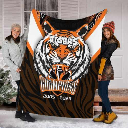 Wests Tigers Premium Blanket Talent Win Games But Teamwork And Intelligence Win Championships With Aboriginal Style Wests Tigers Premium Blanket Talent Win Games But Teamwork And Intelligence Win Championships With Aboriginal Style