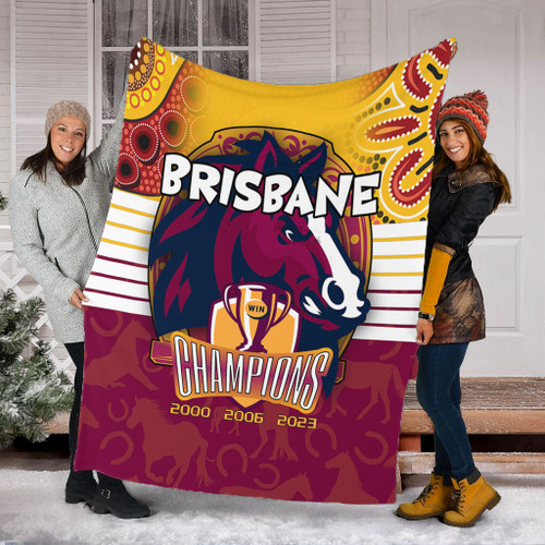 Brisbane Broncos Premium Blanket Talent Win Games But Teamwork And Intelligence Win Championships With Aboriginal Style Brisbane Broncos Premium Blanket Talent Win Games But Teamwork And Intelligence Win Championships With Aboriginal Style