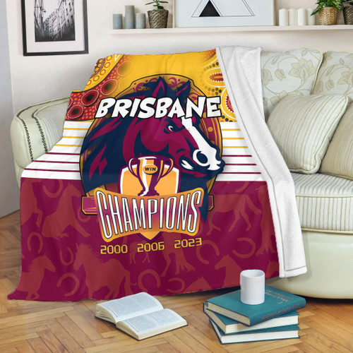 Brisbane Broncos Premium Blanket Talent Win Games But Teamwork And Intelligence Win Championships With Aboriginal Style Brisbane Broncos Premium Blanket Talent Win Games But Teamwork And Intelligence Win Championships With Aboriginal Style