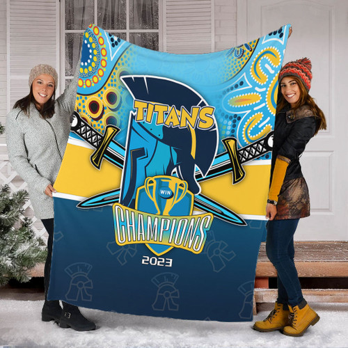 Gold Coast Titans Premium Blanket Talent Win Games But Teamwork And Intelligence Win Championships With Aboriginal Style Gold Coast Titans Premium Blanket Talent Win Games But Teamwork And Intelligence Win Championships With Aboriginal Style