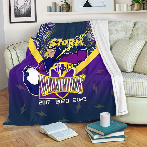 Melbourne Storm Premium Blanket Talent Win Games But Teamwork And Intelligence Win Championships With Aboriginal Style Melbourne Storm Premium Blanket Talent Win Games But Teamwork And Intelligence Win Championships With Aboriginal Style
