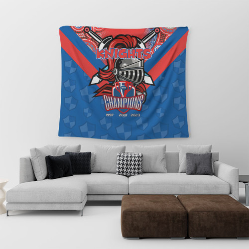 Newcastle Knights Tapestry Talent Win Games But Teamwork And Intelligence Win Championships With Aboriginal Style Newcastle Knights Tapestry Talent Win Games But Teamwork And Intelligence Win Championships With Aboriginal Style
