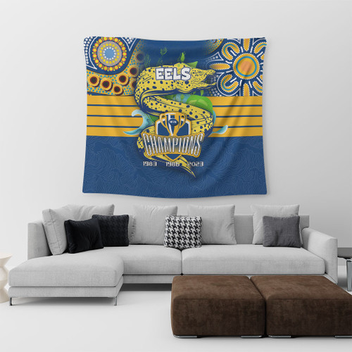 Parramatta Eels Tapestry Talent Win Games But Teamwork And Intelligence Win Championships With Aboriginal Style Parramatta Eels Tapestry Talent Win Games But Teamwork And Intelligence Win Championships With Aboriginal Style