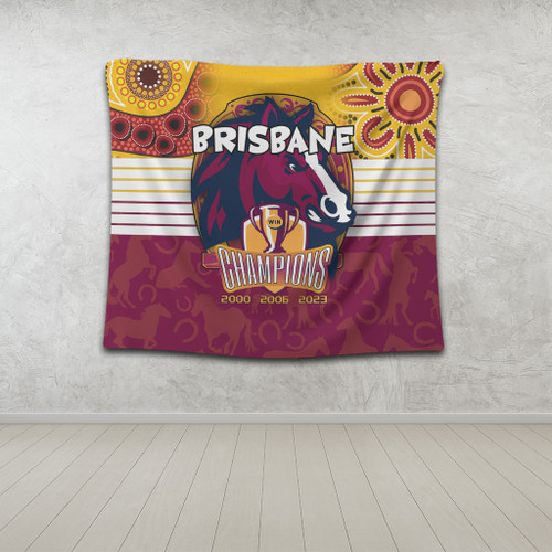 Brisbane Broncos Tapestry Talent Win Games But Teamwork And Intelligence Win Championships With Aboriginal Style