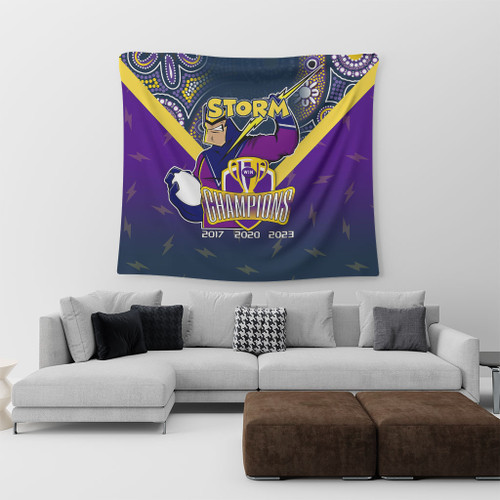 Melbourne Storm Tapestry Talent Win Games But Teamwork And Intelligence Win Championships With Aboriginal Style Melbourne Storm Tapestry Talent Win Games But Teamwork And Intelligence Win Championships With Aboriginal Style