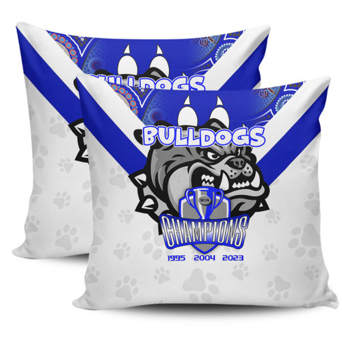 Canterbury-Bankstown Bulldogs Pillow Cover Talent Win Games But Teamwork And Intelligence Win Championships With Aboriginal Style