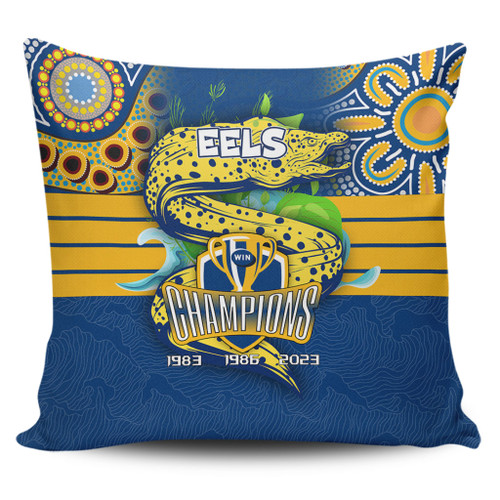 Parramatta Eels Pillow Cover Talent Win Games But Teamwork And Intelligence Win Championships With Aboriginal Style Parramatta Eels Pillow Cover Talent Win Games But Teamwork And Intelligence Win Championships With Aboriginal Style