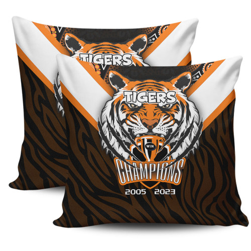 Wests Tigers Pillow Cover Talent Win Games But Teamwork And Intelligence Win Championships With Aboriginal Style