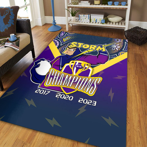 Melbourne Storm Area Rug Talent Win Games But Teamwork And Intelligence Win Championships With Aboriginal Style Melbourne Storm Area Rug Talent Win Games But Teamwork And Intelligence Win Championships With Aboriginal Style