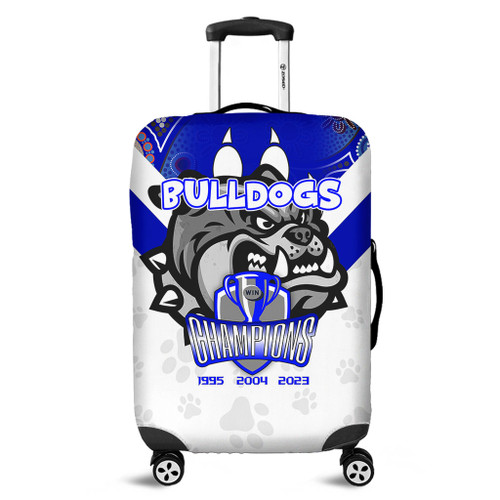 Canterbury-Bankstown Bulldogs Luggage Cover Talent Win Games But Teamwork And Intelligence Win Championships With Aboriginal Style Canterbury-Bankstown Bulldogs Luggage Cover Talent Win Games But Teamwork And Intelligence Win Championships With Aboriginal Style